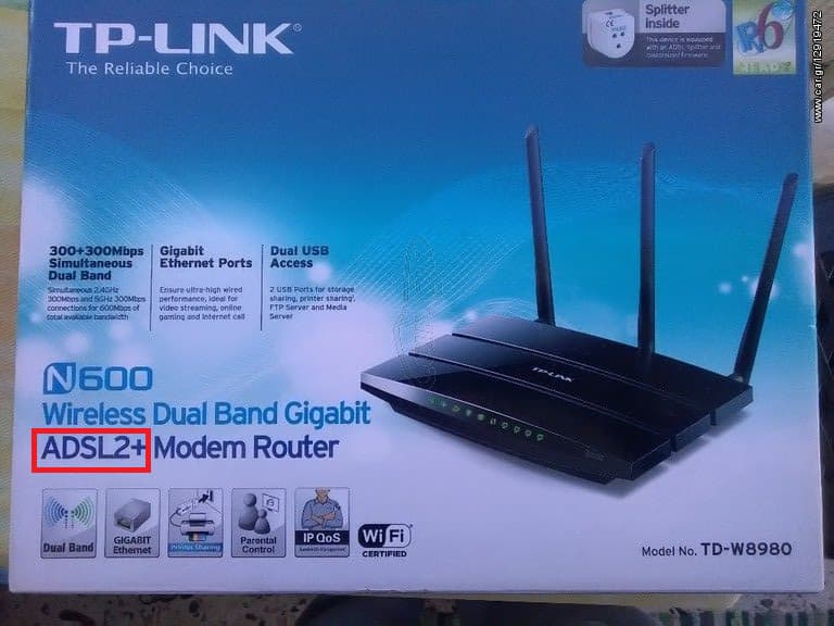  Tp-Link Modem Router 300mbit/s WLAN n USB vdsl2 : Electronics