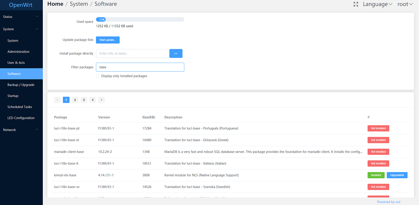 A modern web interface for OpenWrt implemented in vue.js and element-ui ...