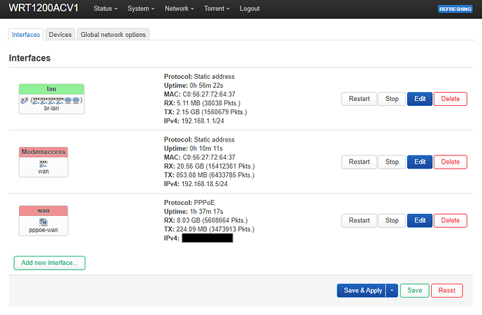 modem access