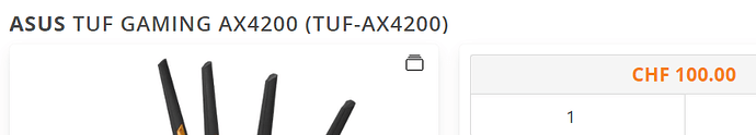 asus 100 chf geneve