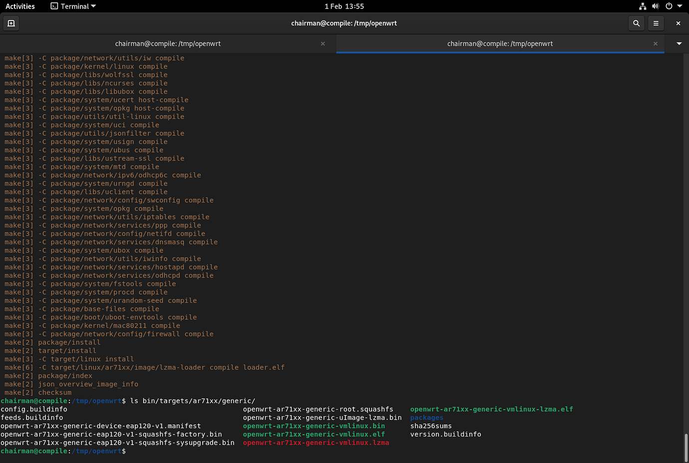 Building 19.07 for EAP120, no sysupgrade being built - For Developers ...
