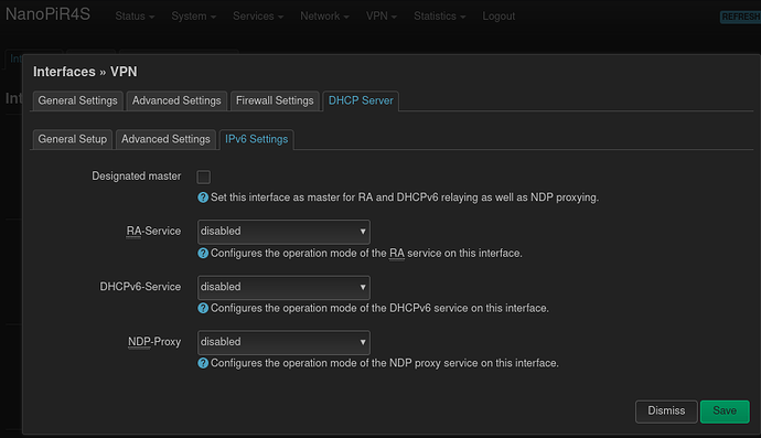 Disbale ipv6