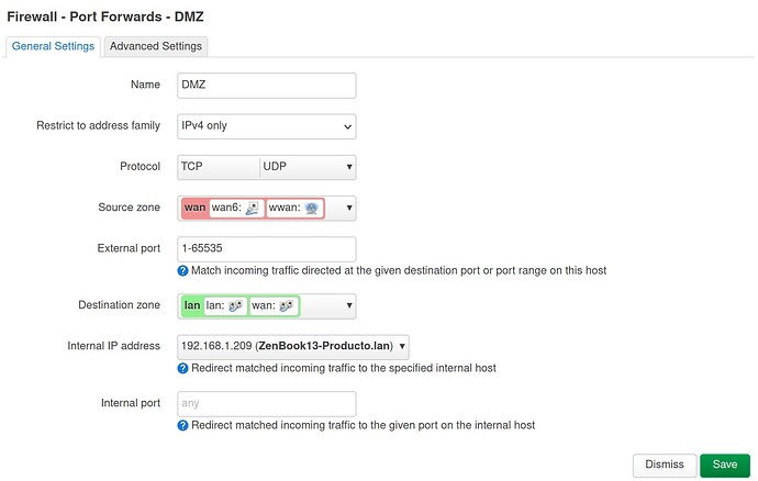 port forwarding