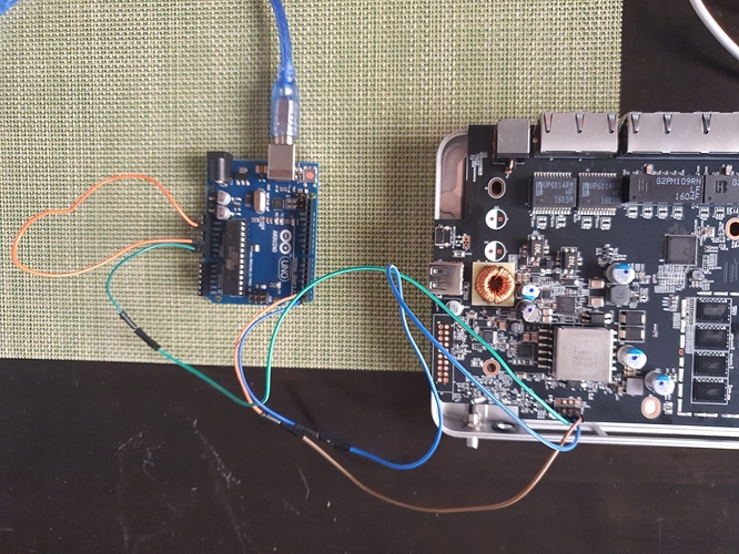 MX65W debugger with arduino