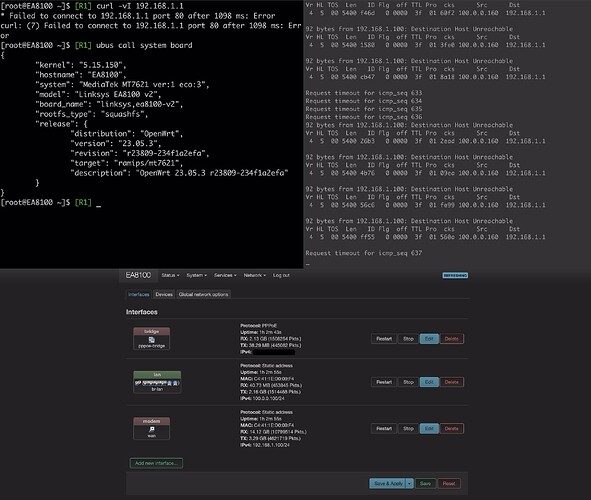 config and test