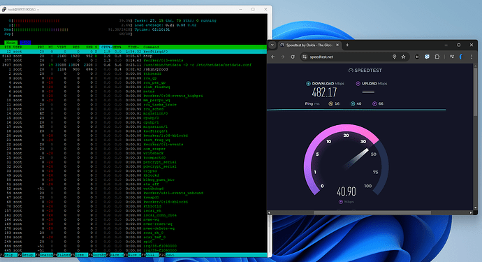 upload speed