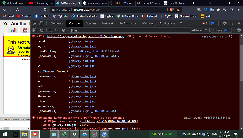 Yamon Won't load any fix? - Installing and Using OpenWrt - OpenWrt Forum