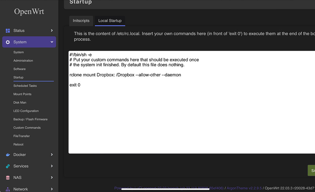 Rc.local not running at boot Installing and Using OpenWrt OpenWrt Forum