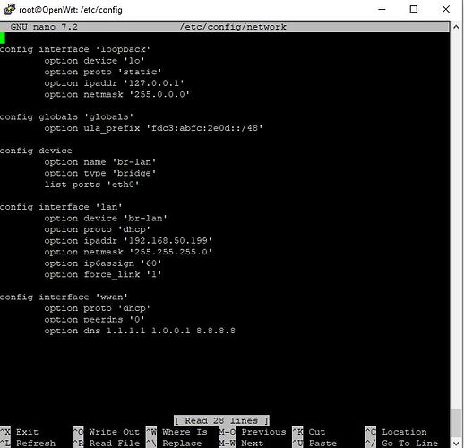 openwrt network