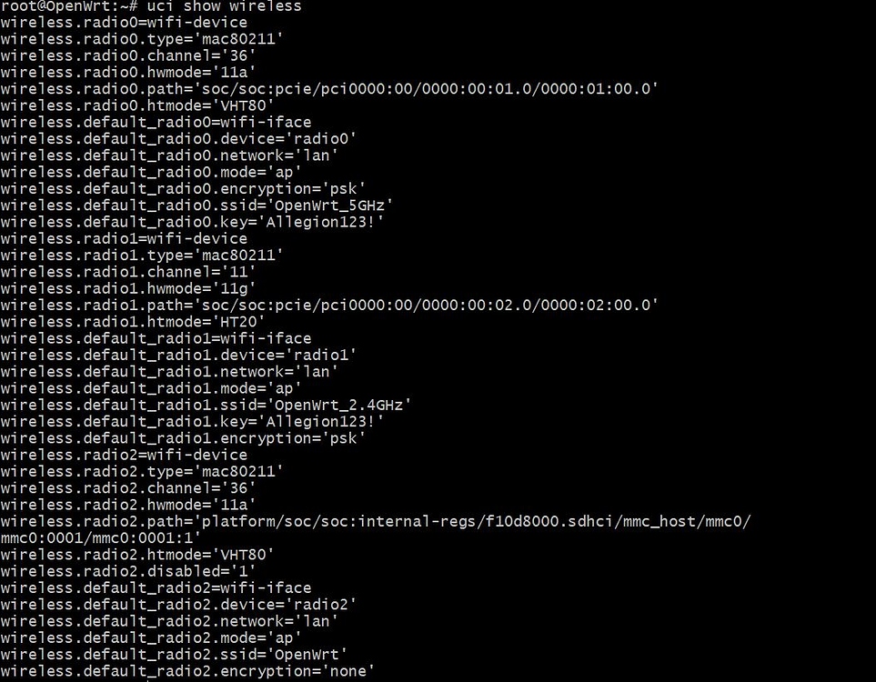 Uci Entry not found For Developers OpenWrt Forum