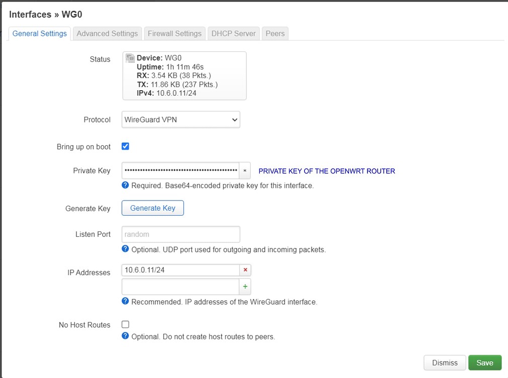 Install And Configure Wireguard Client On OpenWrt Router - Network And ...