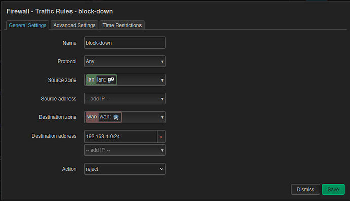 block-down