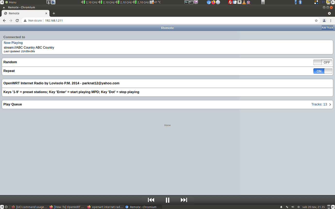 [HowTo] OpenWRT WiFi Radio Receiver (Enhanced) Community