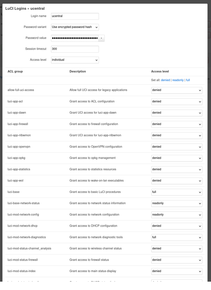 How To Restrict The Root User In Luci Webui Without Modifying Rpcd 