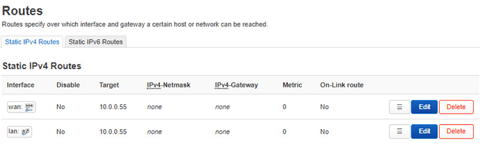 openwrt-static-ipv4-routes
