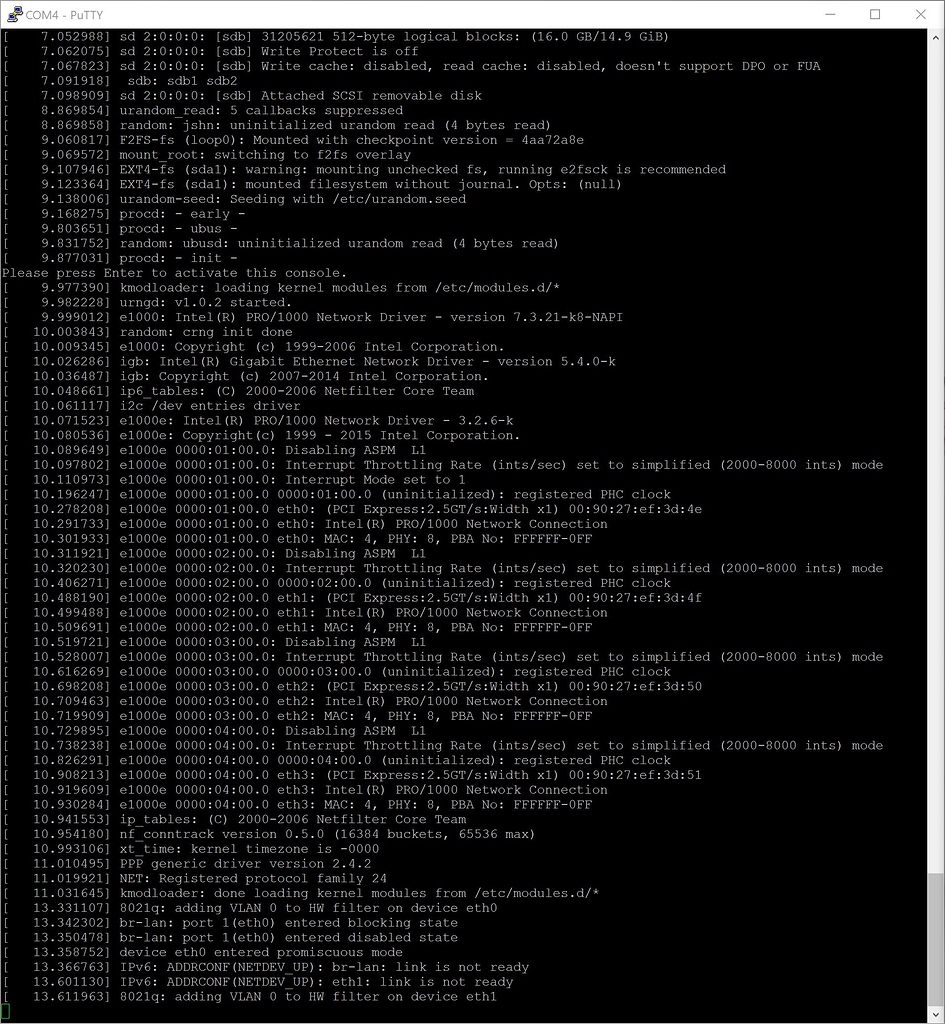 OpenWrt x86 boot up hang issue - Installing and Using OpenWrt - OpenWrt ...