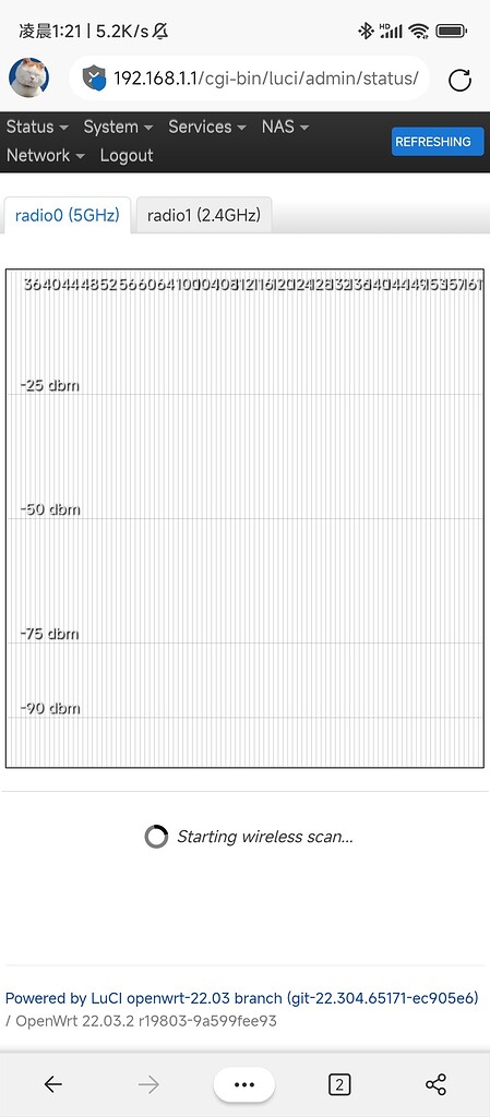 A Bug Of The "5G Channel Analysis" Function In OpenWrt 22.03.2 ...