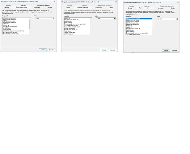 opciones wifi7