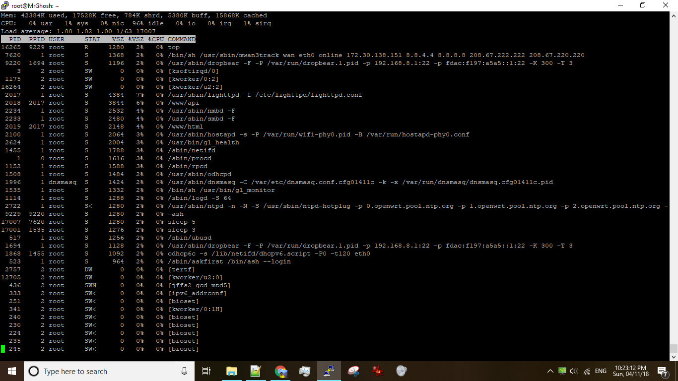 High average load but low CPU usage Installing and Using OpenWrt - OpenWrt Forum