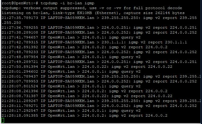 Config Igmpproxy To Allow Multicast Udp From Wan To Lan - Page 3 