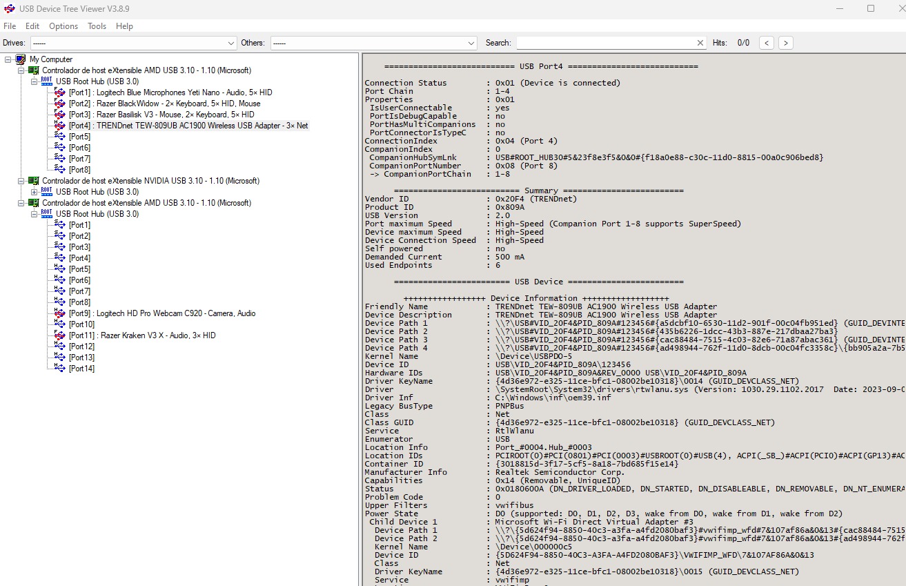 TEW809UB (USB WiFi adapter) USB2 HighSpeed vs USB3 SuperSpeed Hardware Questions