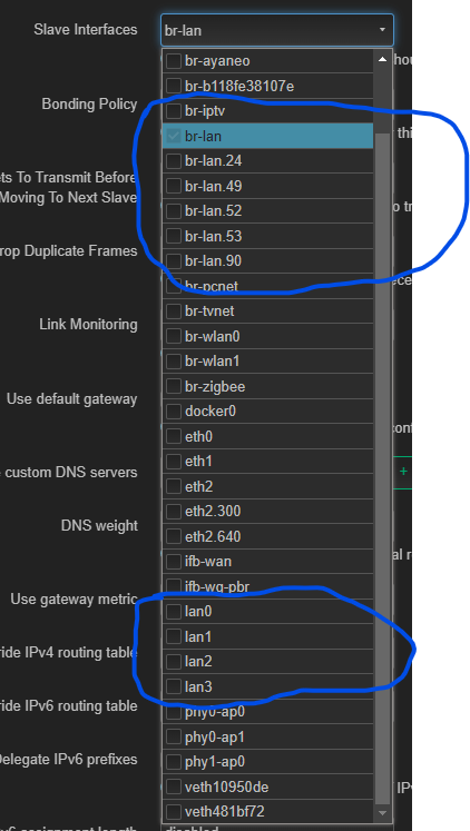 linux bonding static link aggregation