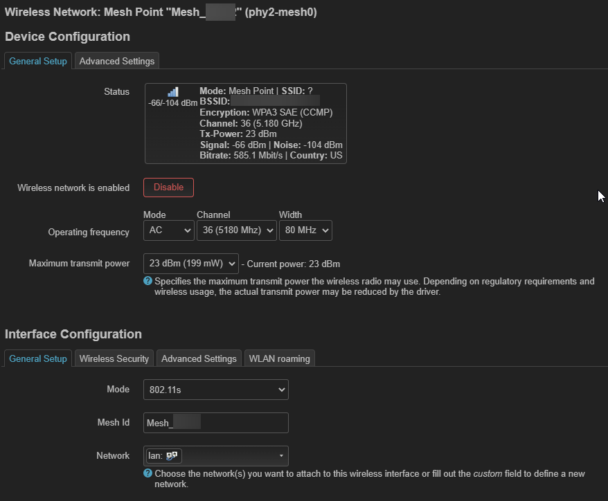 Not so great speeds on Mesh (802.11s) - Network and Wireless