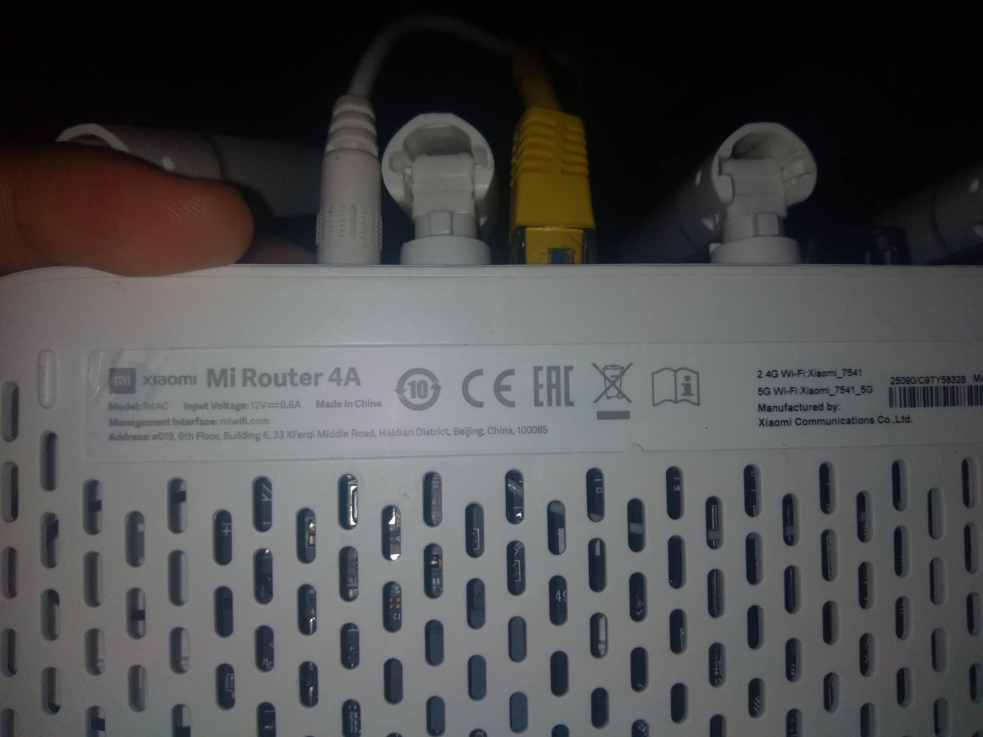 Routeur Wifi XIAOMI 4A 25090