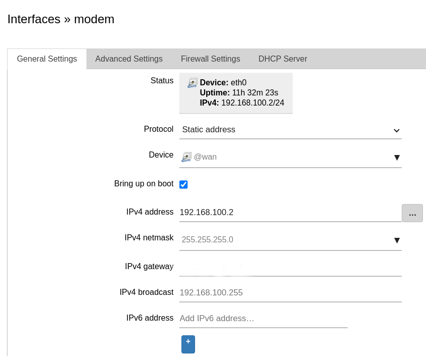 Routing rule to access modem - Installing and Using OpenWrt - OpenWrt Forum