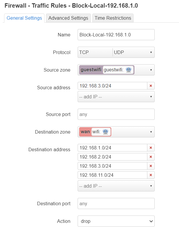 Guest Wifi Firewall Rule Not Working - Network and Wireless ...