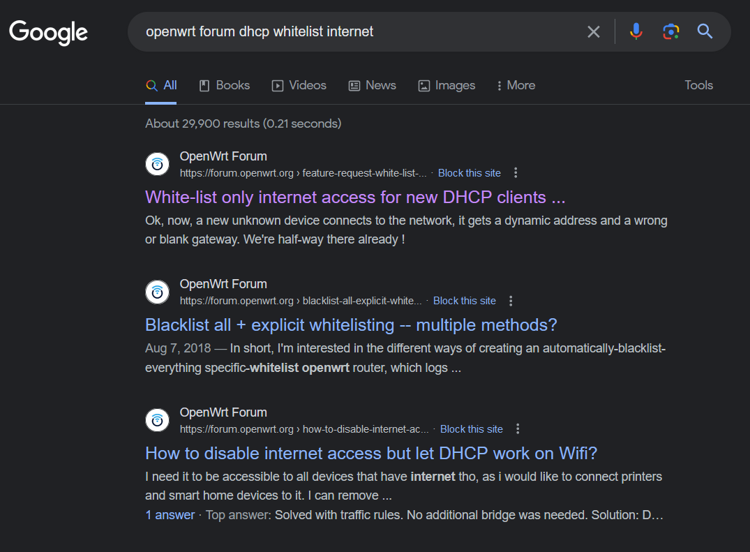 Feature Request : White-list only internet access for new DHCP clients ...