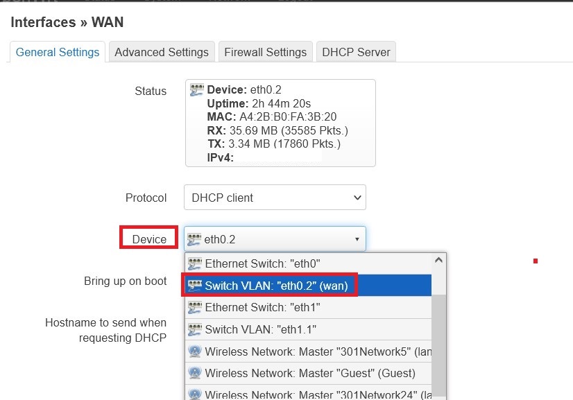 No connectivity (WRT1900ACS, docsis modem ES2251) Installing